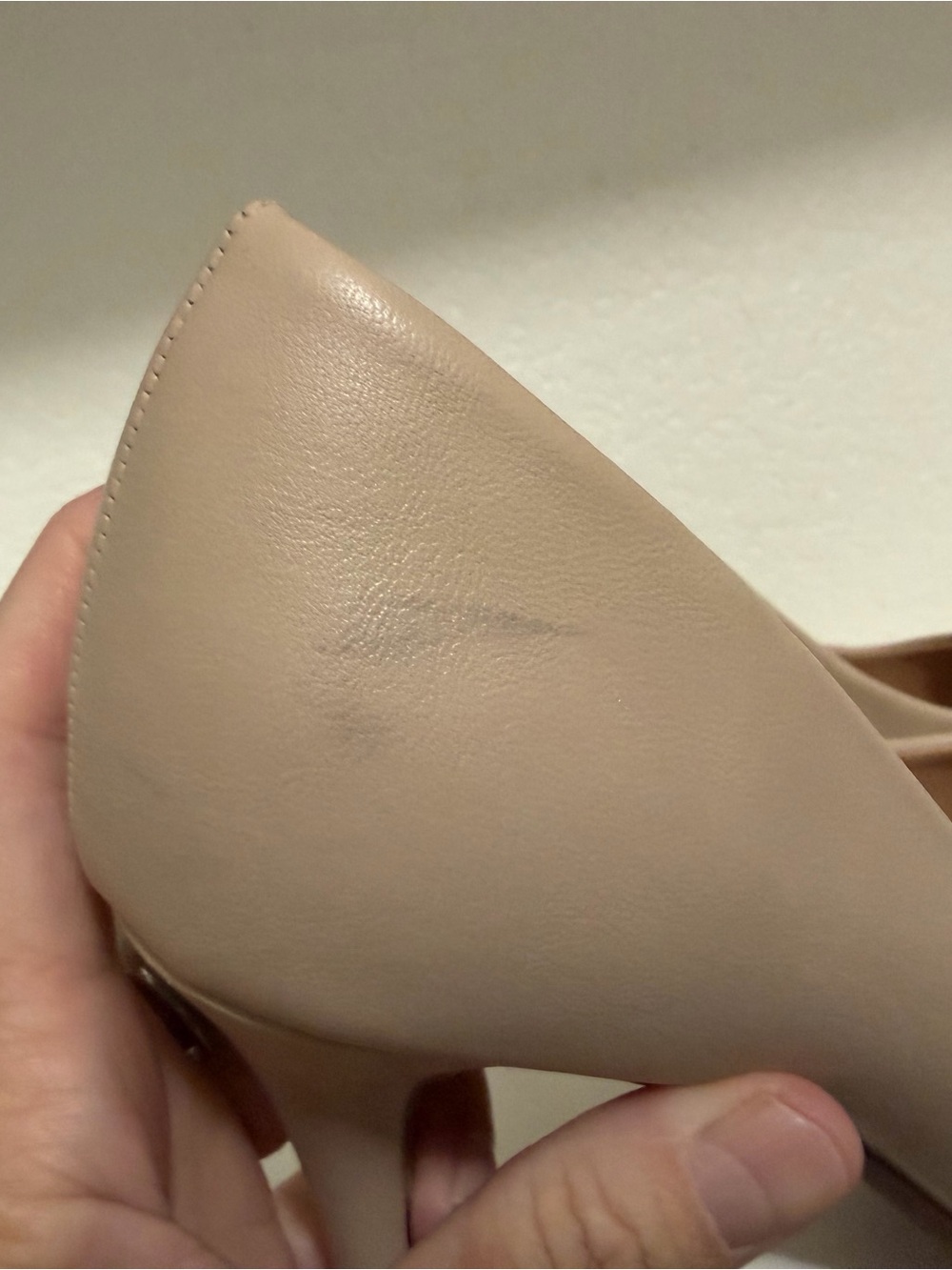 **Super Comfortable** Nude Pointed-Toe High Heel Pumps - Picture 6 of 9